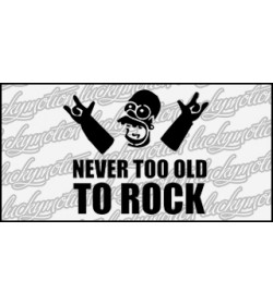 Never Too Old To Rock 12 cm
