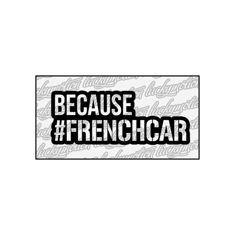 Because Frenchcar 15 cm