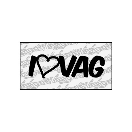 I Love VAG 14 cm