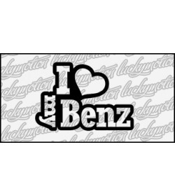 I Love My Benz 10 cm