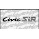 Civic SiR 21 cm